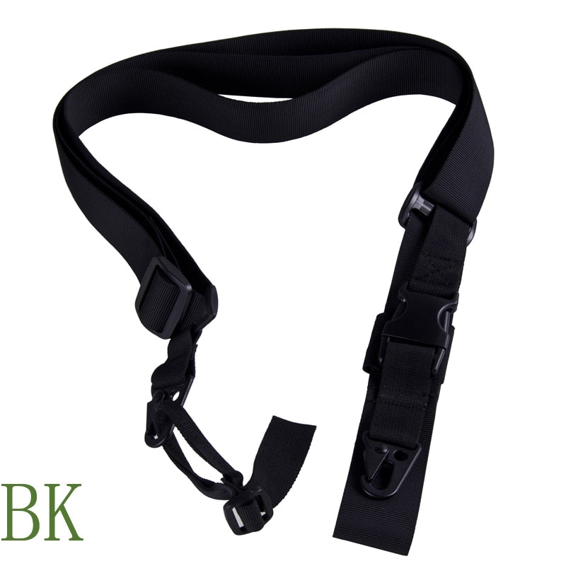 Tactical Gun Sling 3 Point Bungee Airsoft Rifle Strapping Belt Military Shooting Hunting Accessories Three Point Gun Strap