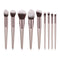 4/10pcs Champagne makeup brushes set for cosmetic foundation powder blush eyeshadow kabuki blending make up brush beauty tool