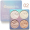 Chameleon Highlighter Palette Makeup Powder Iluminador Maquiagem Shimmer Shining Face Brighten Highlighter
