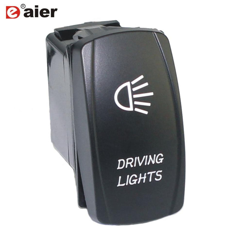1PC 24V 20A Car Boat Rocker Switch 12V Waterproof Lighted Rocker Toggle Switch ON Off 5 Pin For Marine ATV RZR RV Auto Truck