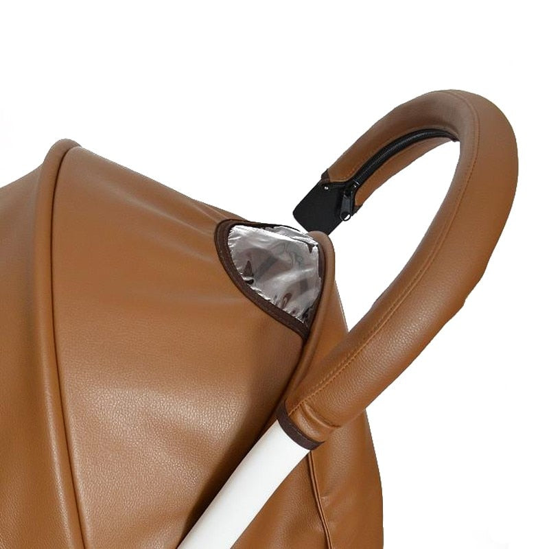 Baby stroller Handle PU Leather Pushchair Armrest Case Protective Cover For babyyoya yoya yoyo Pram Stroller Accessories