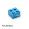 60pcs DIY Building Blocks Thick Figures Bricks 2x2 Dots Educational Creative Size Compatible With 3003 Plastic Toys for Children