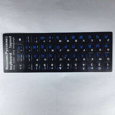 Russian Letters Keyboard Stickers for Notebook Computer Desktop Keyboard cover covers Russia sticker