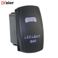 1PC 24V 20A Car Boat Rocker Switch 12V Waterproof Lighted Rocker Toggle Switch ON Off 5 Pin For Marine ATV RZR RV Auto Truck