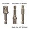 XCAN 3pcs 1/4 &quot;3/8&quot; 1/2 &quot; Socket Adapter Hex Shank Drill bits Extension Rod Power Tool Accessories
