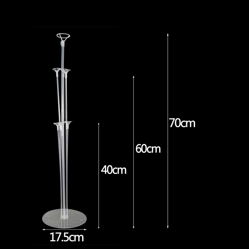 Tubes Balloons  Base Holder Column Stand Confetti Latex Foil Balloon Accessories Kids Birthday Baby Shower Party Decora Supplies
