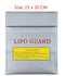 1Pcs Fireproof RC LiPo Li-Po Battery Fireproof Safety Guard Safe Bag Charging Sack Battery Safety Guard Silver Two size Hot!
