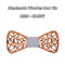 Mahoosive New Floral Wood Bow Ties for Men Bowtie Hollow Butterflies Wedding suit wooden bowtie Shirt krawatte Bowknots Slim tie