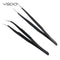 YSDO 1 pcs Eyelash Tweezers Stainless Steel Anti-static Eyelash Extension for Professional Tweezers Tools Makeup Lashes Tools