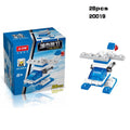 Mini Transportation tank plane Car Educational Assembled Models Building Blocks Compatible small Bricks toys for children