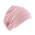2021 New Elastic Fashion Turban Hat Solid Color Women Warm Winter Headscarf Bonnet Inner Hijabs Cap Muslim Hijab femme Wrap Head