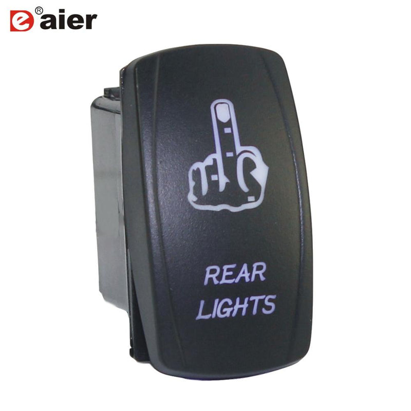 1PC 24V 20A Car Boat Rocker Switch 12V Waterproof Lighted Rocker Toggle Switch ON Off 5 Pin For Marine ATV RZR RV Auto Truck