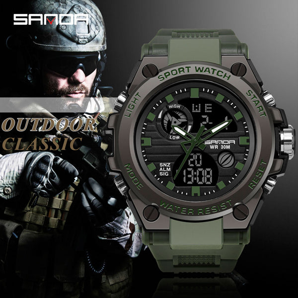 SANDA Brand G Style Men Digital Watch Shock Military Sports Watches Fashion Waterproof Electronic Wristwatch Mens 2020 Relogios