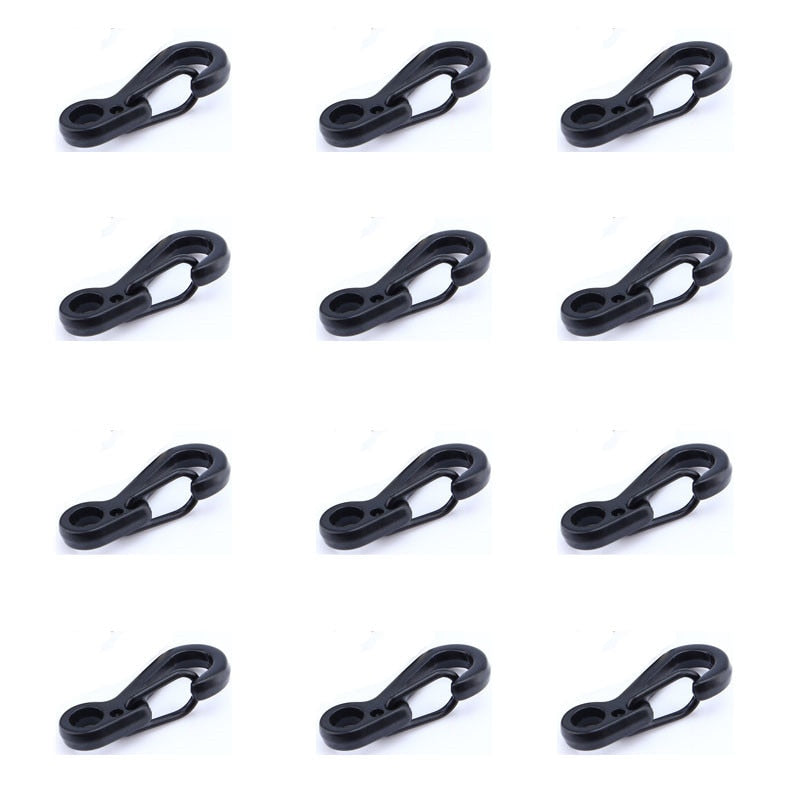 12pcs Carabiner mini key hanger hanging Quickdraw keychain keyring camping clasp hook backpack snap clip buckle Padlock