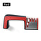 Knife Sharpener 4 in 1 Diamond Coated&amp;Fine Rod Knife Shears and Scissors Sharpening stone System Stainless Steel Blades