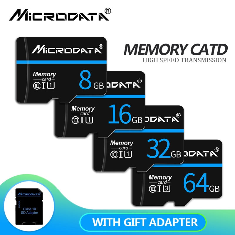 Mini sd Memory card 64GB 32GB 16GB 256gb minisd flash TF card map mini sd cards with package free SD adapter