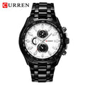 CURREN 8023 Quartz Watch Men Waterproof Sport Military Watches Mens Business Stainless Steel Wristwatch Male Clock reloj hombre