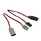 10pcs/lot 10cm 15CM 30CM 50CM 100CM RC Servo Extension Cord Cable Wire 150mm Lead JR Wholesale