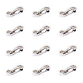 12pcs Carabiner mini key hanger hanging Quickdraw keychain keyring camping clasp hook backpack snap clip buckle Padlock