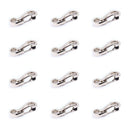 12pcs Carabiner mini key hanger hanging Quickdraw keychain keyring camping clasp hook backpack snap clip buckle Padlock