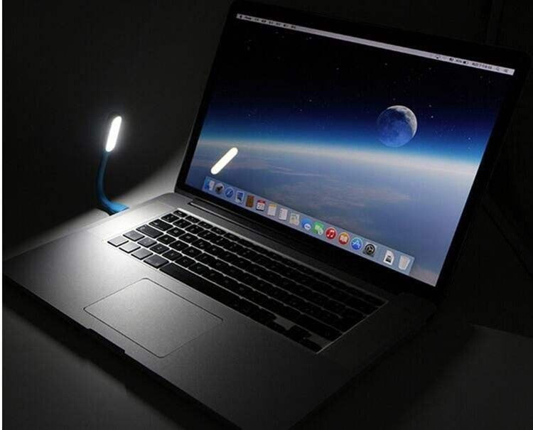 Mini Portable USB Book Light Reading Lamp 5V 1.2W Super Bright LED Lamp for Power Bank PC Laptop Notebook