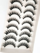 NEW 10 Pairs Natural False Eyelashes Fake Lashes Long Makeup 3d Mink Lashes Extension Eyelash Mink Eyelashes for Beauty 54