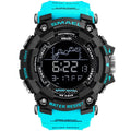 SMAEL Mens Watch Military Waterproof Sport WristWatch Digital Stopwatches For Men 1802 Military Electronic Watches Male Clock