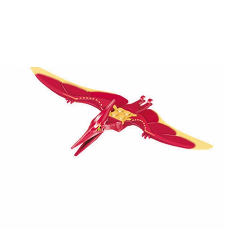 Locking Blocks Jurassic Dinosaurs Tyrannosaurus Rex Wyvern Velociraptor Stegosaurus Building Blocks Toys For Children Dinosaur