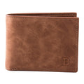 2020 New Fashion PU Leather Men&#39;s Wallet With Coin Bag Zipper Small Money Purses Dollar Slim Purse New Design Money Wallet