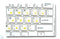 Russian Keyboard Stickers Transparent Paster Tags Strong Viscosity Keyboard Cover Alphabet Layout With Button Letters Waterproof