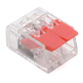 (30&amp;50Pieces) Lever Nuts-3 New style compact Splicing Connectors Quick Disconnect Wire Connectors AWG 24-12