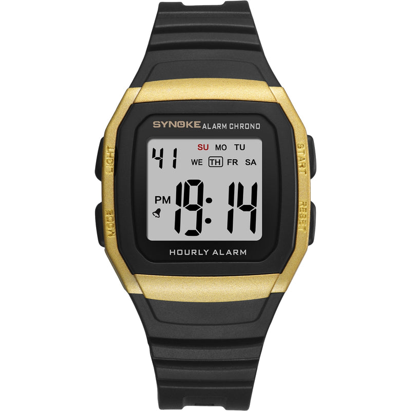 PANARS Men&#39;s Sport Watch 9023 With Black Band Electronic Watches Men Waterproof &amp; Shock Square Digital Watch Casual Watch Men&#39;s