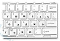 Russian Keyboard Stickers Transparent Paster Tags Strong Viscosity Keyboard Cover Alphabet Layout With Button Letters Waterproof