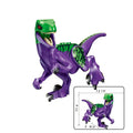 Locking Blocks Jurassic Dinosaurs Tyrannosaurus Rex Wyvern Velociraptor Stegosaurus Building Blocks Toys For Children Dinosaur