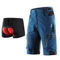 ARSUXEO Men&#39;s Outdoor Sports Cycling Shorts MTB Downhill Trousers Mountain Bike Bicycle Shorts Water Resistant Loose Fit 1202