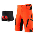 ARSUXEO Men&#39;s Outdoor Sports Cycling Shorts MTB Downhill Trousers Mountain Bike Bicycle Shorts Water Resistant Loose Fit 1202