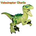 Locking Blocks Jurassic Dinosaurs Tyrannosaurus Rex Wyvern Velociraptor Stegosaurus Building Blocks Toys For Children Dinosaur