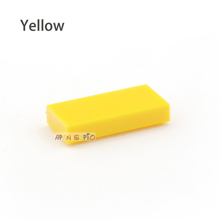 200pcs DIY Building Blocks Thin Figure Bricks Smooth 1x2 Educational Creative Size Compatible With 3069 30070 Toys for Children