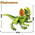 Locking Blocks Jurassic Dinosaurs Tyrannosaurus Rex Wyvern Velociraptor Stegosaurus Building Blocks Toys For Children Dinosaur