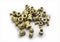 100PCS M3*3*4mm OD 4mm Brass Inserts Double Pass Copper Knurl Nut Embedded Fastener