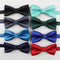 Children Polyester Bowtie Classic Solid Color Butterfly Wedding Party Necktie Kid Suit Tuxedo Dicky Pet Bow Tie