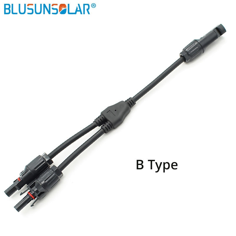 2 To 1 Hot Selling PV Y Branch Connector With 4mm2 Solar Cable For Solar Pv System Solar