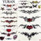 Girls Bracelet Chains Rose Tattoo Stickers Butterfly Body Arm Totem Tattoos Temporary Women Wrist Sexy Black Fake Tatoos