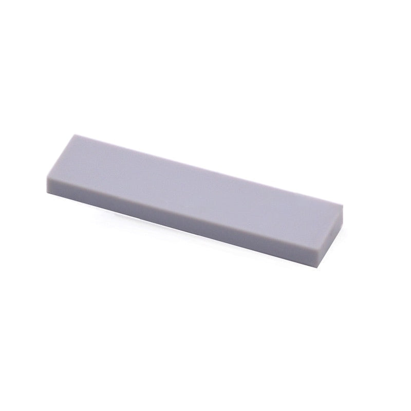 100pcs DIY Building Blocks Thin Figure Bricks Smooth 1x4 Dots Educational Creative Toys for Children Size Compatible With 2431