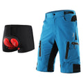 ARSUXEO Men&#39;s Outdoor Sports Cycling Shorts MTB Downhill Trousers Mountain Bike Bicycle Shorts Water Resistant Loose Fit 1202