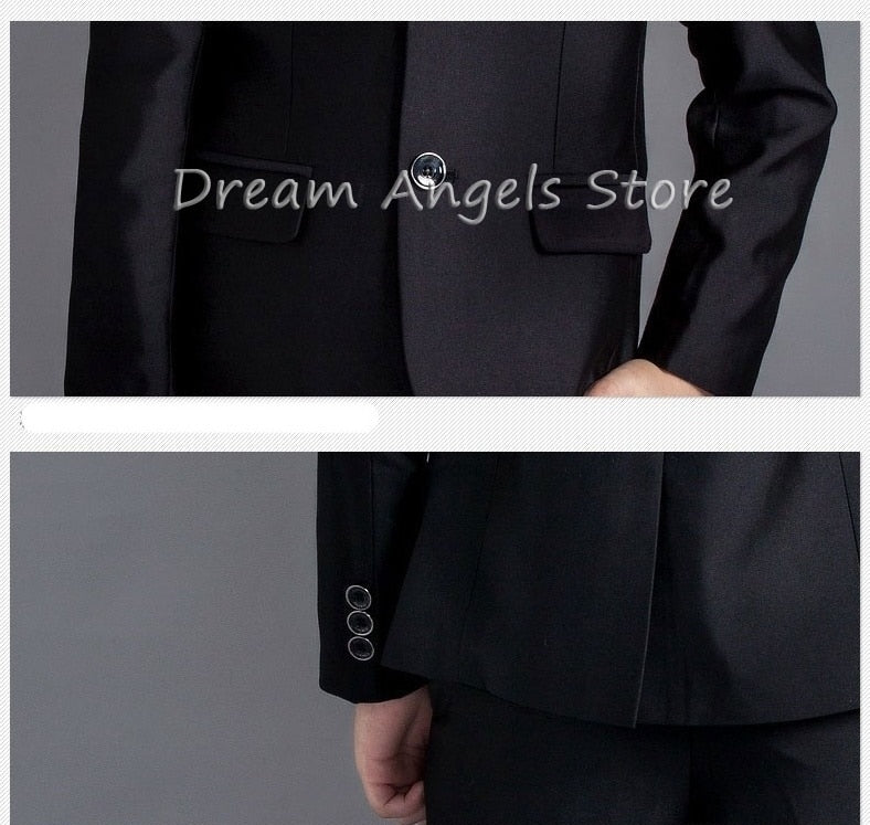 2015 new arrival fashion baby boys kids blazers boy suit for weddings prom formal black blue dress wedding boy suits
