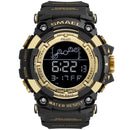 SMAEL Mens Watch Military Waterproof Sport WristWatch Digital Stopwatches For Men 1802 Military Electronic Watches Male Clock