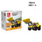 Mini Transportation tank plane Car Educational Assembled Models Building Blocks Compatible small Bricks toys for children