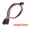 Droyuke 1PCS 15/30/50cm 1to1 1to 2 1 to 3 1 to 4 RC Servo Extension Wire Cable for Futaba JR Male to Female RC Model