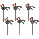 DTBD 4 Inch 2/3/4/5/10Pcs Woodworking Work Bar F Clamp Clip Set Hard Quick Ratchet Release DIY Carpentry Hand Tool Gadget